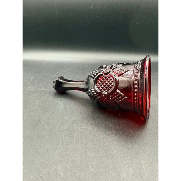 Avon Ruby Red Glass 1876 Cape Cod 6" Glass Bell - Picture 4 of 7